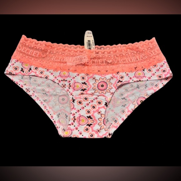 2012 NWT Victoria’s Secret Orange Boho lace waist Low Rise Hiphugger Panties XS - Picture 1 of 5